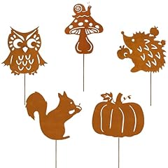 Gartenstecker rost herbstdeko gebraucht kaufen  Wird an jeden Ort in Deutschland