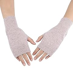 Cashmere fingerless gloves for sale  Delivered anywhere in UK