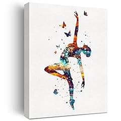 Watercolor female ballet for sale  Delivered anywhere in USA 