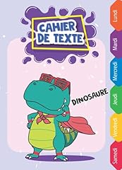 Cahier texte dinosaure d'occasion  Livré partout en Belgiqu