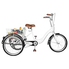 Romyix white tricycle for sale  Delivered anywhere in UK