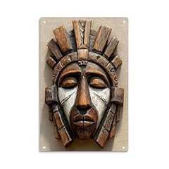Wooden tribal mask for sale  Delivered anywhere in USA 