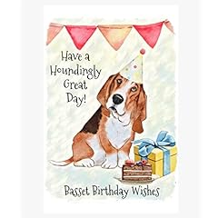 Basset hound birthday for sale  Delivered anywhere in UK