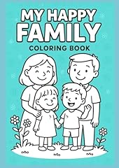 Happy family coloring usato  Spedito ovunque in Italia 
