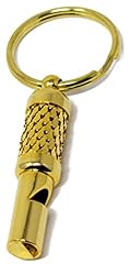 Vintage Gold Whistle Metal Mesh Jewelry Keychain for sale  Delivered anywhere in Canada