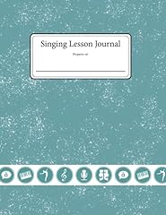 Singing lesson journal for sale  Delivered anywhere in UK