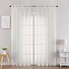 Chyhomenyc ivory sheer for sale  Delivered anywhere in USA 