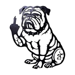 Funny bulldog metal for sale  Delivered anywhere in UK