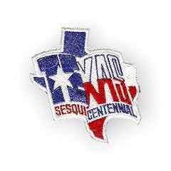 Texas sesquicentennial patch for sale  Delivered anywhere in USA 