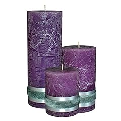 Badidi purple candles for sale  Delivered anywhere in Ireland