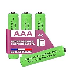 Piles rechargeable 400mah d'occasion  Livré partout en France