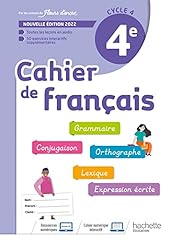 Cahier français 4e d'occasion  Livré partout en Belgiqu