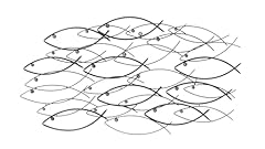 Deco metal fish for sale  Delivered anywhere in USA 