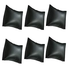 6pcs black leather for sale  Delivered anywhere in UK