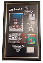 Muhammad ali signed for sale  Delivered anywhere in UK