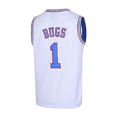 TUEIKGU Bugs 1 Space Men's Movie Jersey Basketball for sale  Delivered anywhere in USA 
