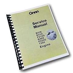 Onan P220G Engine Service Ovhl Manual Ingersoll 4020 for sale  Delivered anywhere in USA 