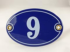 Plaque émaillée numéro d'occasion  Livré partout en Belgiqu