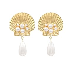 Boucles oreilles coquillage d'occasion  Livré partout en France