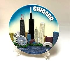 Chicago souvenir plate for sale  Delivered anywhere in USA 