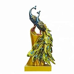 Luganiso peacock figurine for sale  Delivered anywhere in USA 