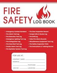 Fire safety log for sale  Delivered anywhere in Ireland