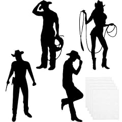 Pieces cowboy silhouettes for sale  Delivered anywhere in USA 