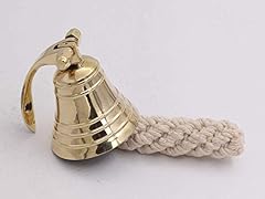 Polished brass bell for sale  Delivered anywhere in USA 