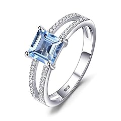 bague diamants topaze bleu d'occasion  Livré partout en France