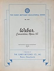 Weber concertino opus d'occasion  Livré partout en France