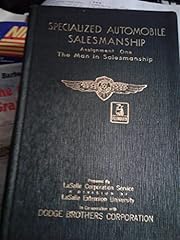 Specialized automobile salesma for sale  Delivered anywhere in USA 