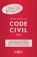 Code civil annoté d'occasion  Livré partout en France