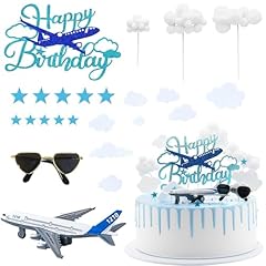 Airplane cake topper usato  Spedito ovunque in Italia 