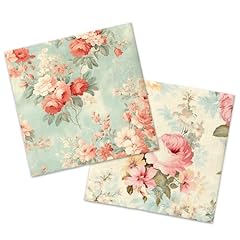 Vintage floral napkins for sale  Delivered anywhere in USA 