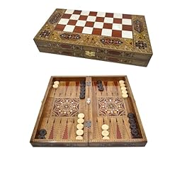 Handmade wooden backgammon for sale  Delivered anywhere in USA 