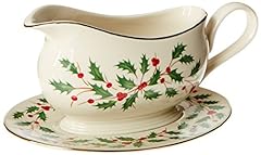 Lenox Holiday Gravy Boat and Stand for sale  Delivered anywhere in USA 