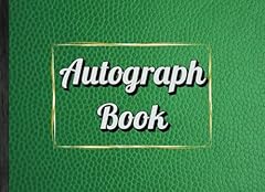 Autograph book notepad for sale  Delivered anywhere in UK