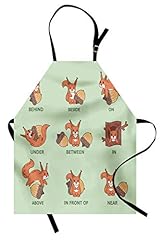 Ambesonne squirrel apron for sale  Delivered anywhere in USA 