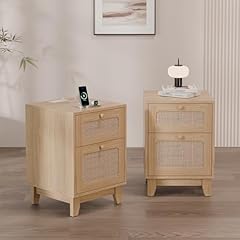 Modern rattan nightstand for sale  Delivered anywhere in USA 