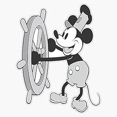 Steamboat willie sticker for sale  Delivered anywhere in USA 