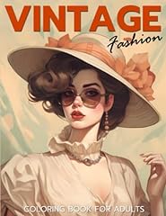 Vintage fashion coloring d'occasion  Livré partout en France