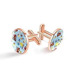 Rose gold cufflinks for sale  Delivered anywhere in UK