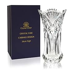 Crystal vase 30cm for sale  Delivered anywhere in Ireland