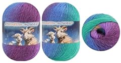 3pk rainbow mohair for sale  Delivered anywhere in UK
