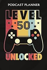 Podcast Planner :Level 50 Unlocked Shirt Funny Video for sale  Delivered anywhere in Canada