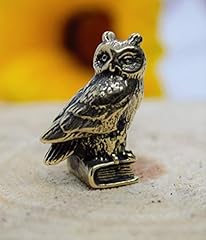 Brass owl figurine for sale  Delivered anywhere in USA 