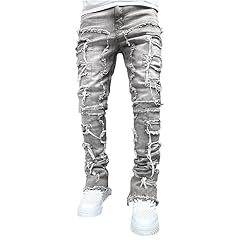 Men ripped jeans for sale  Delivered anywhere in UK