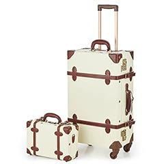 CO-Z Vintage Luggage Set, Retro Hardside Suitcase with for sale  Delivered anywhere in USA 