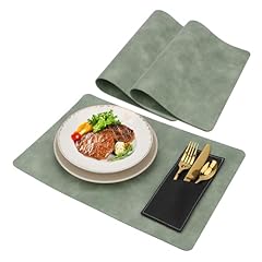 Brosay leather placemats for sale  Delivered anywhere in USA 