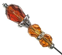 Amber glass crystal for sale  Delivered anywhere in USA 